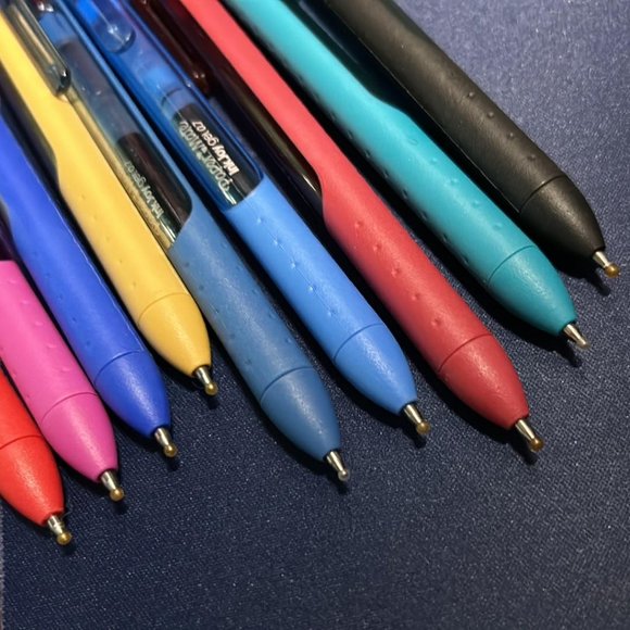 Papermate Gel Pens InkJoy Medium PT 0.7mm 10CT w/ Pen Pin Pouch case Zizi & Me - Picture 3 of 5